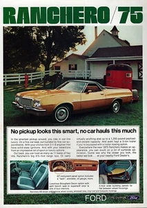 1975 Ford Ranchero Original Rare Print Ad - Picture 1 of 1
