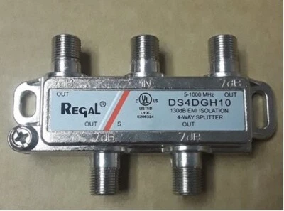 Regal DS4DGH10 4-WAY SPLITTER 5-1000MHz  - Image 1 of 2