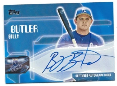 Billy Butler, Kansas City Royals — 2005 Topps Autographs — Hard Signed - Image 1 of 2