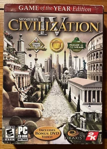 Sid Meier's Civilization IV (PC CD ROM, 2005) Complete - Picture 1 of 8