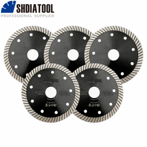 125mm Diamant-Trennscheibe Sägeblatt für Porzellan Fliesen Marmor 1/2/5 Stück - Picture 1 of 10