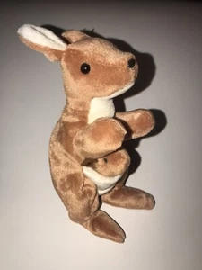 Beutel The Kangaroo TY Beanie Baby Babys 6. November 1996 Geburtstag Vintage - Bild 1 von 8