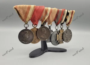 ORDENSTÄNDER - ORDENSPANGEN AUS ÖSTERREICH - MEDAL BAR - DREIECKSBAND, WK 1, WK2 - Picture 1 of 13