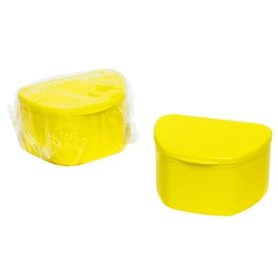 Paquete de 40 soportes de baño amarillos para dentaduras postizas a granel protectores dentales (sellados) Foto 1 de 4