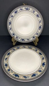 Mikasa Intaglio Arabella Salad Plates Set Of 2 8.5” Stoneware CAC 01 - Picture 1 of 5