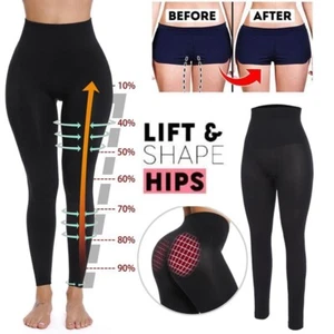 Mujeres Calzas de compresión anticelulíticas Cintura alta Body Modeler Esculpir Pantalones - Imagen 1 de 25