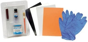 KIT PER RIPARAZIONE GOMMONE BATTELLI IN NEOPRENE ARTIC GREY RAL 9001 - Foto 1 di 1