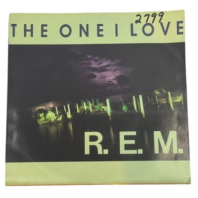 R.E.M. The One I Love 7" Vinyl IRS-53171 w/ Pic Sleeve 1987 - Image 1 of 4