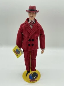 Dick Tracey Doll - Big Boy Red Stripped Suit 9” with Stand - Picture 1 of 9