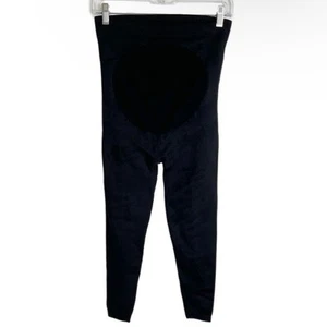 Terramed Damen Umstands Leggings M schwarz über Bauch Stretch Schwangerschaftshose - Bild 1 von 4