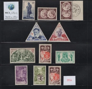 WC1_27212.MONACO. Bonito y valioso lote de sellos de 1951. MNH y usado - Imagen 1 de 1