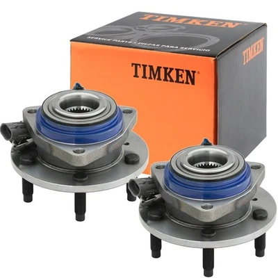 Pair Timken Front Wheel Bearing Hub For Chevy Impala Uplander Saturn Lacrosse Foto 1 de 4