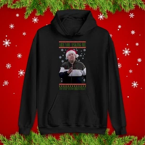 Are You Asking Me To Step Into Christmas Hoodie, Xmas Festive Sweatshirt - Picture 1 of 9