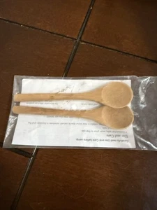 Pampered Chef Petite Bamboo 5" Spoon Set #2307 Brand New Sealed - Picture 1 of 2