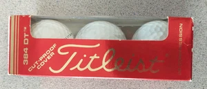 Paquete de 3 pelotas de golf Titleist DT 100 - coleccionables vintage *NUEVO* DREYER'S ICE CREAM - Imagen 1 de 2