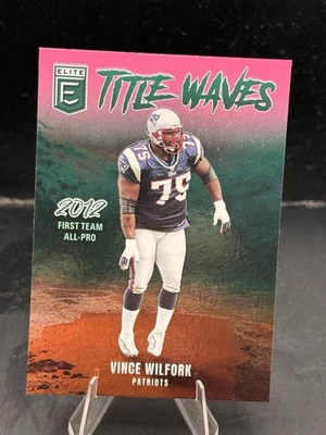 2025 Panini Donruss Elite Title Waves #5 Vince Wilfork - Image 1 of 2