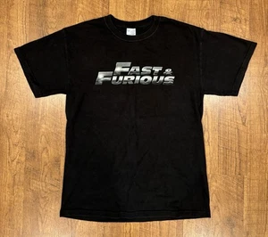 Vintage Y2K Fast & Furious Official Movie Promo Tee Shirt Size M - Picture 1 of 8