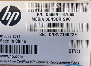 HP - Out of paper sensor (OOPS) - Q5669-67068 / Q5669-67801 / Q5669-60676 - Afbeelding 1 van 2
