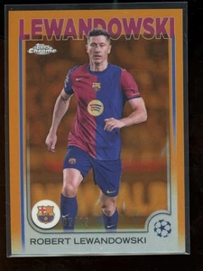 2024-25 TOPPS CHROME ROBERT LEWANDOWSKI Orange /25 #200 - Picture 1 of 2