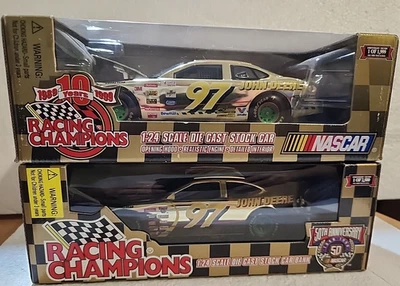 Lote Racing Champions Gold Chad Little #97 John Deere escala 1:24 Foto 1 de 4