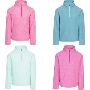 Trespass Kids Meadows 1/2 Zip Pullover Fleece Jumper Sweater - Picture 1 of 11