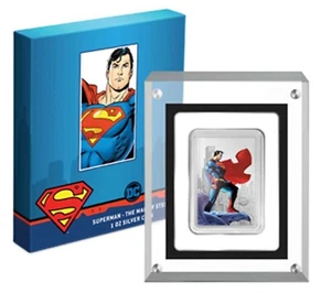 1oz Silver .999 Superman - The Man Of Steel 2021 (NZ Mint) - Picture 1 of 6