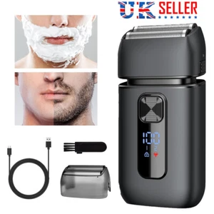Electric Razor Foil Shaver Men Cordless Shaving Machine Skin Fade Barber Kit - Picture 1 of 15