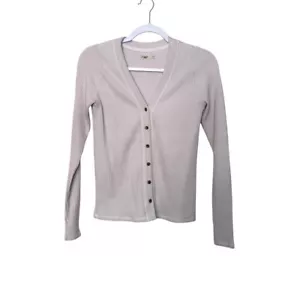 Cárdigan Suéter Top Faherty Legend Waffle Eira Mujer S Roble Preppy Ligero - Imagen 1 de 7