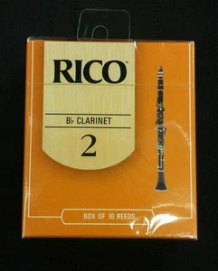 Rico Bb Clarinet Box of Ten Size 2 Reeds RCA1020 - Picture 1 of 3