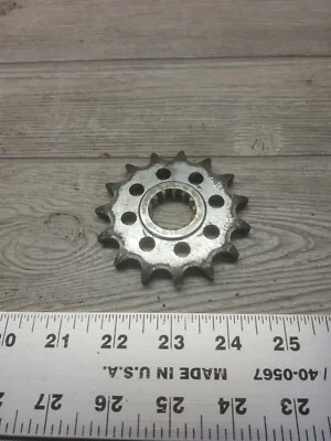 2004 04 2005 05 Suzuki GSXR 600 GSXR 750 piñón delantero motor engranaje Foto 1 de 4