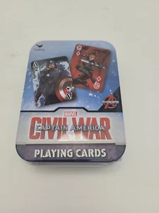 Marvel Captain America Bürgerkrieg Spielkarten Deck in Tin Box NEU SEALED - Bild 1 von 6