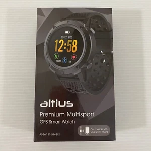 Altius Multisport Smart Watch with GPS AL-SW1315HN-BLK - Picture 1 of 6
