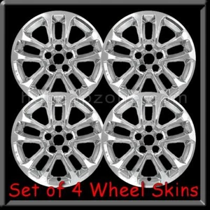 Chrome 17" Ford Escape Wheel Skins Hubcaps Chrome Wheel Covers 2021-2022 - Picture 1 of 3