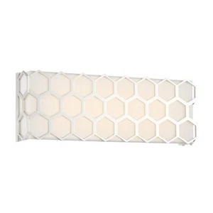 Minka George Kovacs Missing Link 15" LED Bath Vanity, Nickel - P1892-613-L - Picture 1 of 1