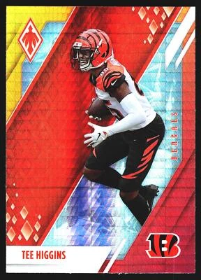 Tee Higgins Fireburst Cincinnati Bengals 2021 Panini Phoenix Fire Burst - Image 1 of 2