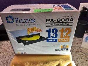 Plextor PX-800A DVD/CD Rewritable Internal IDE Desktop Drive - NEW RETAIL BOXED - Picture 1 of 12