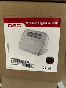 DSC Wire Free Keypad WT5500D with Desk stand and plug pack - Picture 1 of 4