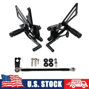 Adjustable Rearsets Footrest Foot Pegs Pedal For Triumph Daytona 955i 1999-2006 - Picture 1 of 6