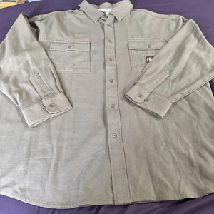 State Property Shirt Mens 2XL Olive Cotton Long Sleeve Button Up Pockets - Picture 1 of 23