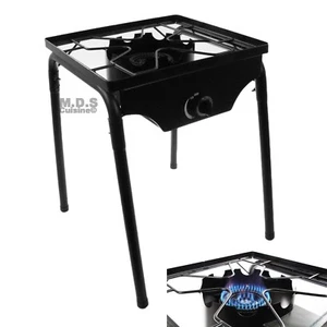 Single Burner Outdoor Stand Stove Cooker w/ Regulator and piezo ignitor striker - Picture 1 of 6