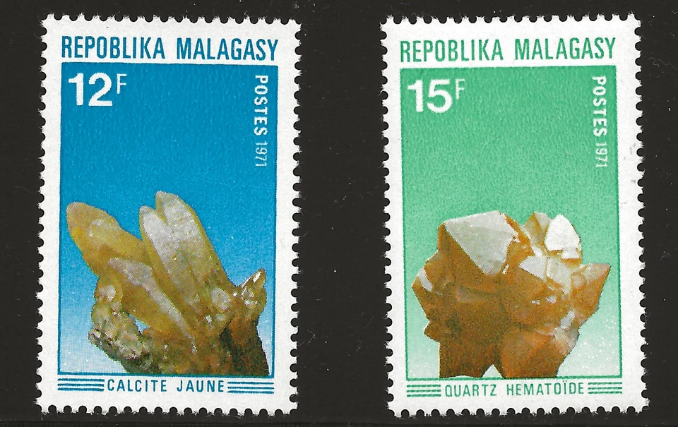 Malagasy Republic (Madagascar) Scott #441-42, Singles 1971 Complete FVF MNH - Image 1 of 1