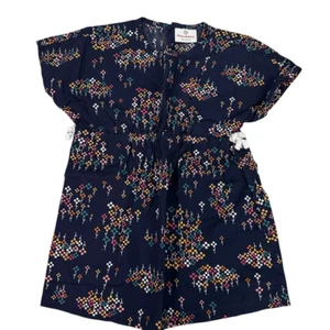 Hanna Andersson Girls Blue Tunic Dress size 4 - Picture 1 of 7