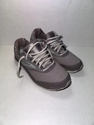 Brooks Addiction Walker Suede Womens 9 B Shoes Walking Gym Comfort Lace Up Gray - Image 1 of 4