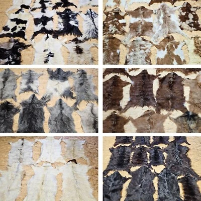 PROVELLUS Pelliccia di capra pelliccia di cipollo nessun odore | colori naturali | tappeto di pelliccia