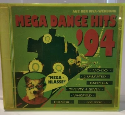 Mega Dance Hits '94  Mo-Do, 2 Unlimited, Cappella, Whigfield, .. [CD] K15 - Bild 1 von 4