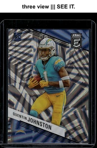⚡RC QUENTIN JOHNSTON 2023 Panini Elite Razzle Dazzle RC Rookie #176 SSP - Imagen 1 de 6