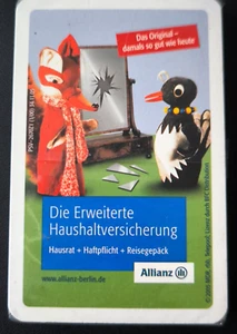 seltenes Skatspiel Fuchs und Elster Allianz Versicherung original verpackt - Bild 1 von 2
