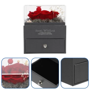 Preserved Flower Gift Box Eternal Rose Roses Valentine's Day Romantic Ambiance - Picture 1 of 12