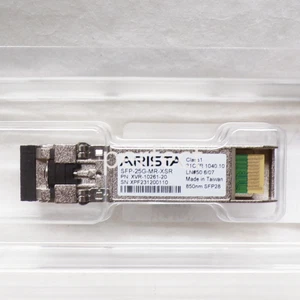 NEW Genuine ARISTA SFP-25G-MR-XSR Optical Transceiver XVR-10261-20 - Picture 1 of 2