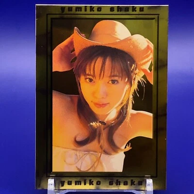 Yumiko Shaku Japanese Gravure Idol Trading Card No.12 Made In Japan F/S - Image 1 of 4